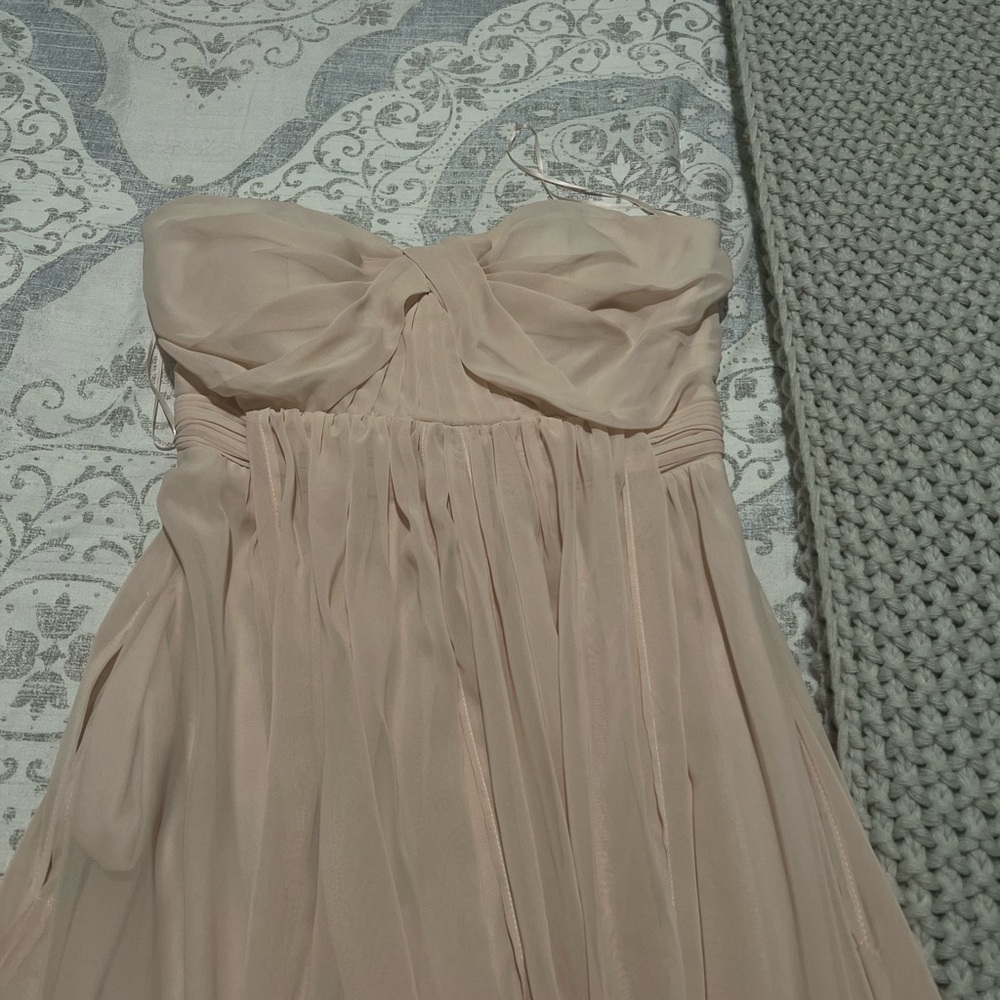Grace Convertible Dress in Pale Pink Chiffon
